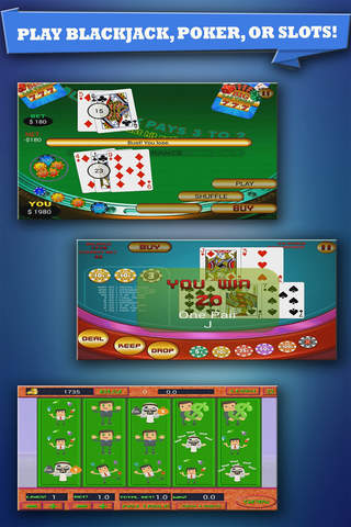 Big Lights Las Vegas Casino with Blackjack, Poker, and Slots! screenshot 3