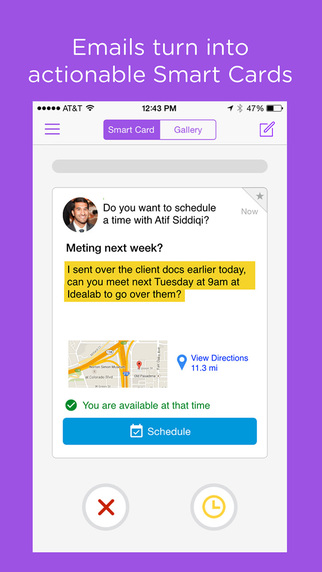 【免費生產應用App】GlanceAt - free smart email assistant for gmail-APP點子