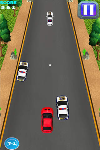 ``A Aaron Sports Car Police Chase``(Top Speed Racing Game) - Street Racer Smash Cops screenshot 2