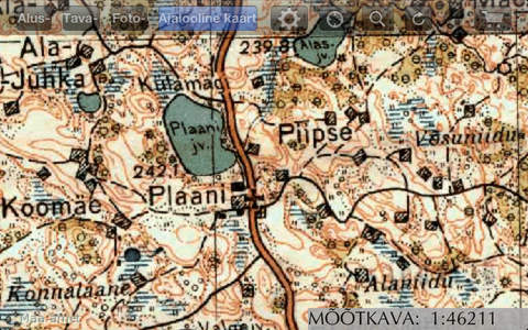 Maa-ameti WMS kaart screenshot 2