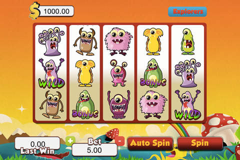 Absolute Monstrous Slots -  Radioactive Monster Casino Game screenshot 2