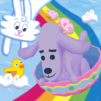 Thunder Bunny's Rainbow Slide LOGO-APP點子