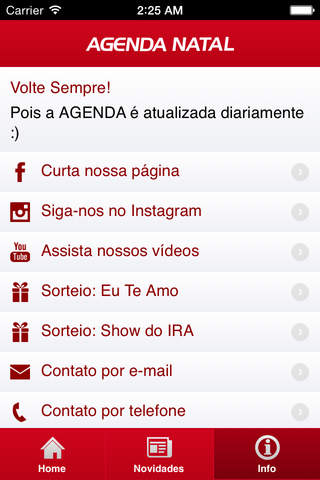 Agenda Natal screenshot 4