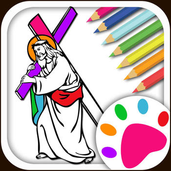 Bible Color Pages LOGO-APP點子