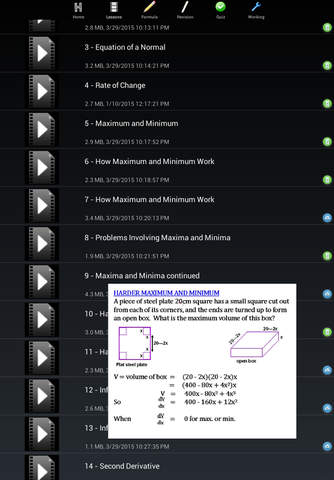 Differential Calculus Lessons screenshot 2
