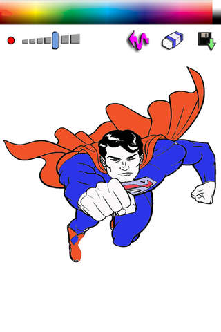 Super Heroes Coloring Pages For Kids screenshot 2