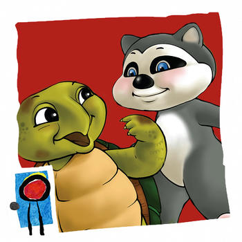 Rowdy Raccoon and the Turtle Who Wanted to Fly LOGO-APP點子