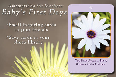 Affirmations for Mothers- Baby's First Days screenshot 3