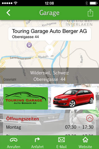Touring Garage Auto Berger AG screenshot 4