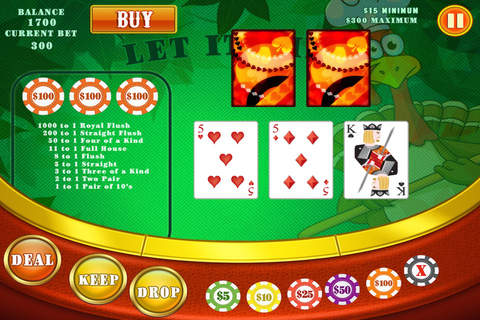 My-Vegas Holiday High Top 5 Casino Cards Game Free screenshot 3