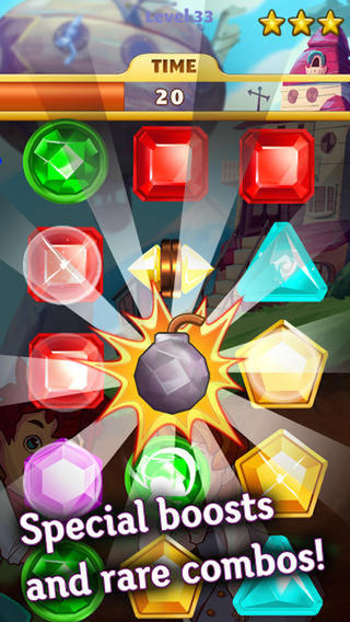 【免費遊戲App】Jewel Crush Christmas - Snowman edition-APP點子