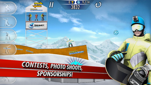 【免費遊戲App】SuperPro Snowboarding-APP點子