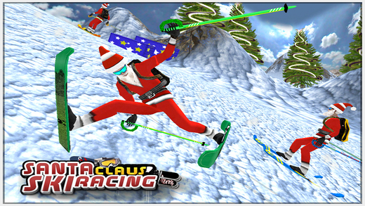 Santa Claus Ski Racing