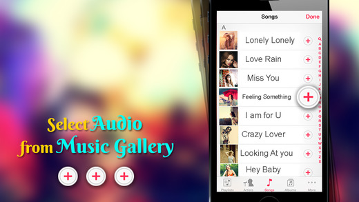 AddAudio - Free app to Add background music to your video and to remix multiple audio into one