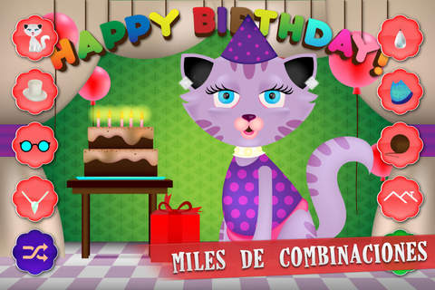 Kitty Cat Dress up - Funny Pet Salon Animal Games for Toddlers and Kids screenshot 3