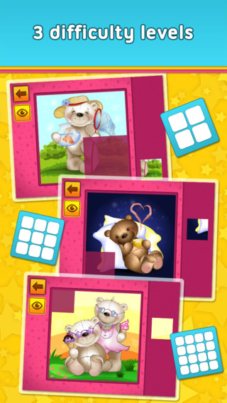 免費下載遊戲APP|Cute Teddy Bears - puzzle game for little girls, boys and preschool kids app開箱文|APP開箱王