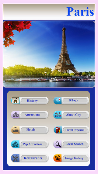 Paris Offline City Travel Guide