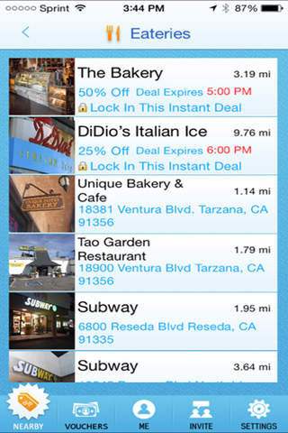 ImWithBob - Local Deals & Discounts, Restaurants, Shops And Club Venues. screenshot 2
