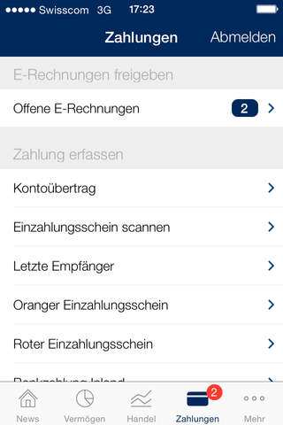Bank Oberaargau screenshot 3