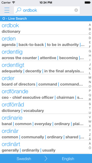 【免費教育App】Swedish English Dictionary and Translator-APP點子