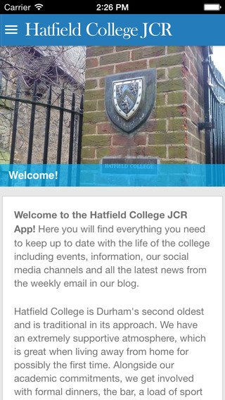 Hatfield College JCR