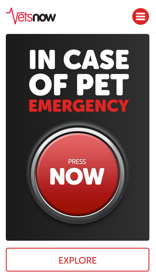 Vets Now - pet emergency app