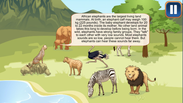 免費下載教育APP|Animals Of Savannah Pro app開箱文|APP開箱王