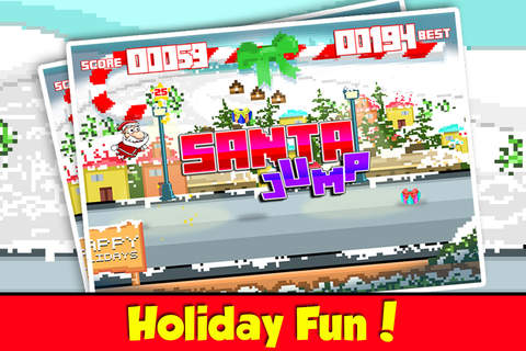 Pixel SantaJump! Endless Runner Game screenshot 4
