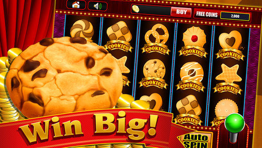 Play and Win the Sweet Assorted Cookies Casino Edition Slots Machine Game