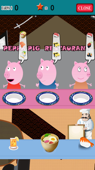 Kids Restaurant Game For Peppa Pig Edition