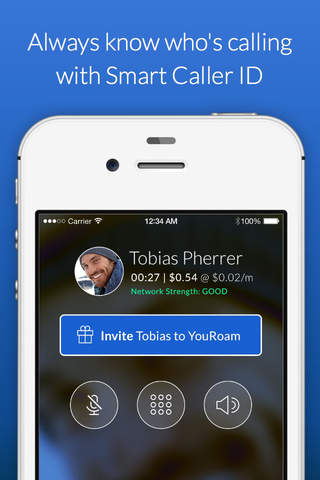 YouRoam: Calls & Texts Using YOUR Phone Number screenshot 3