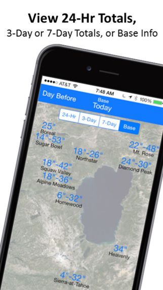 【免費天氣App】Tahoe Snow Map-APP點子