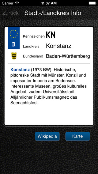 【免費書籍App】Kennzeichen App-APP點子