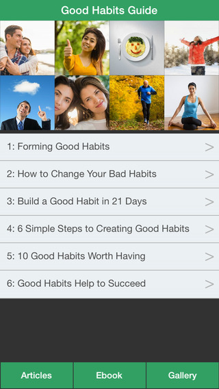 Good Habits Guide - A Guide To Changing Your Bad Habits To Good Habits