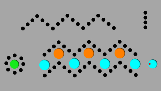 【免費遊戲App】Line Of Blec - Okay, Just draw a trivia zigzag line that crack color blek circles!-APP點子