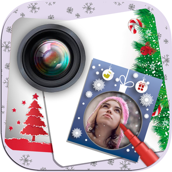 Christmas frames for photos - Create collages, designing Christmas cards to wish Merry Christmas 娛樂 App LOGO-APP開箱王