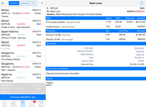 【免費商業App】Moon Invoice-APP點子