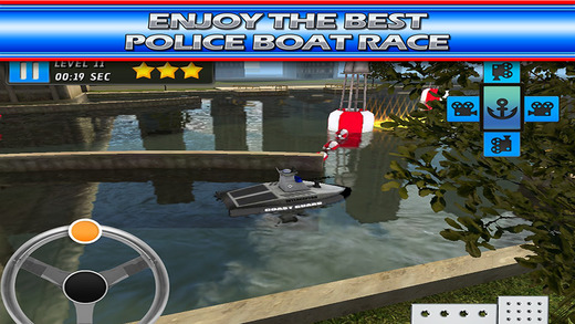 Boat Game Police Navy Ship 3D Emergency Parking