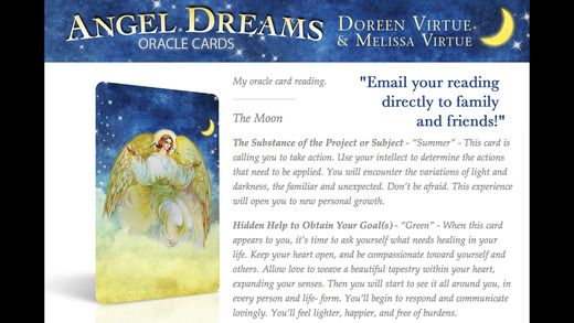 【免費生活App】Angel Dreams Oracle Cards - Doreen and Melissa Virtue-APP點子