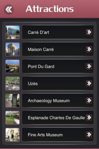 Nimes City Offline Travel Guide screenshot 3