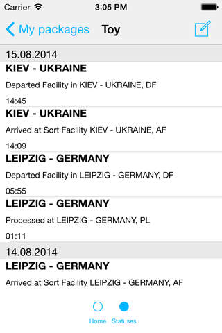 Track your shipments with OhMyDelyvery Premium. Search for your parcel. Track packges, shipments, letters. screenshot 2