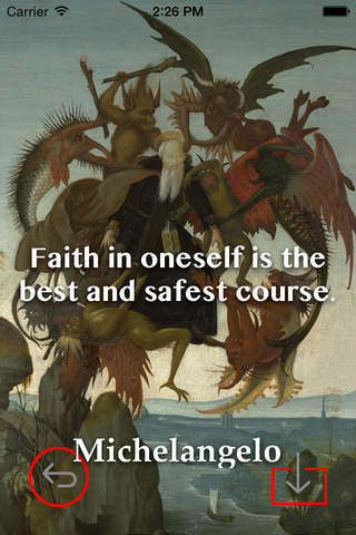 Michelangelo Paintings HD Wallpaper and His Inspirational Quotes Backgrounds Creator screenshot 4