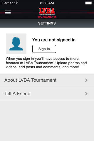 LVBA Tournament screenshot 4