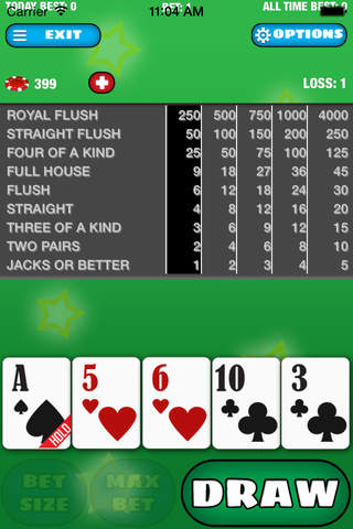 Video Joker Poker Casino Vegas Ad Free screenshot 3