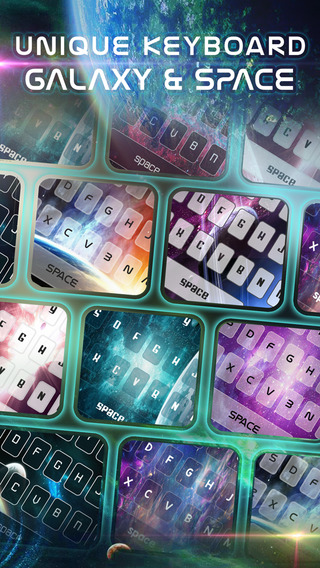 KeyCCM – The Galaxy and Space : Custom Colour Wallpaper Keyboard Themes Solar System Star in Univers