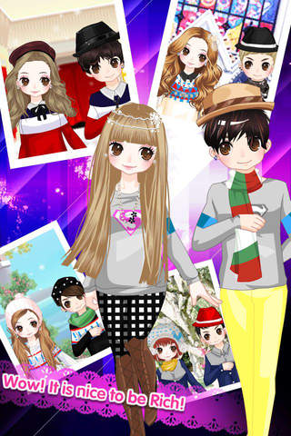 Young Lovers - girl dress up games screenshot 2