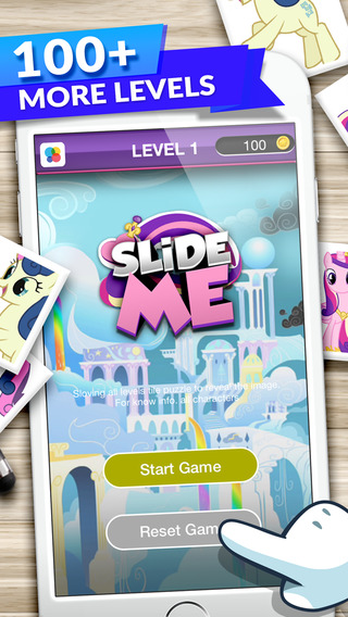 Slide Me Puzzle : Pony Picture Characters Quiz Games For Free