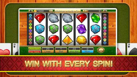 【免費遊戲App】`` Ace Mystical Gems Slots Machine Free-APP點子