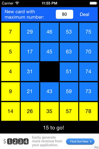 Modern Bingo screenshot 2