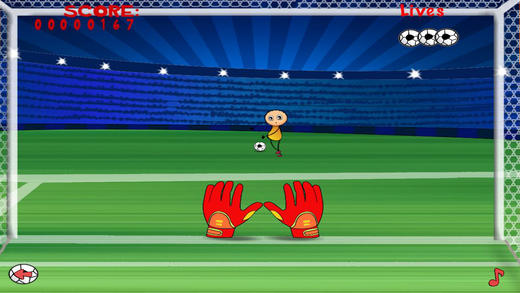 【免費遊戲App】Stickman Soccer Kick Flick - Goalie Catch- Free-APP點子